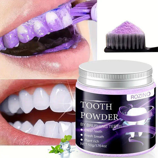 ROZINO Tooth Powder | Natural Whitening & Fresh Breath Formula (50g)