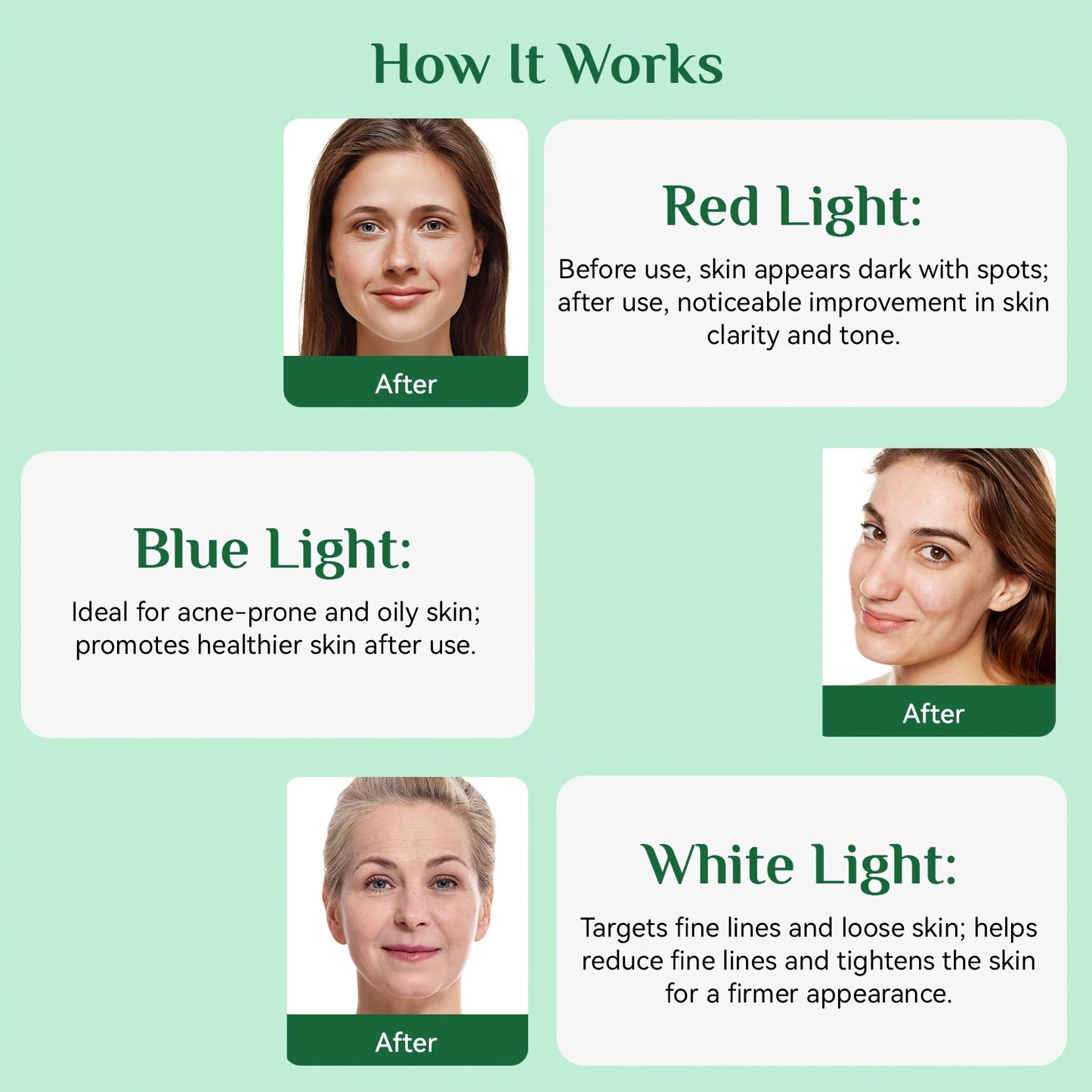 FDA-Cleared LED Red Light Relax Facial Mask with 5 Levels & 7 Colors, Compatible for acne , Collagen, Light Beige  - At-Home Device with Neck & Eye Mask Attachments, Portable Light Relax Gift for &