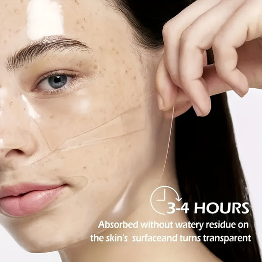 28-Day Cycle Collagen Mask Set - Includes 10 White, 9 Pink, and 9 Red Sheets. Hydrating and Moisturizing, Suitable for All Skin Types. Contains Collagen, Niacinamide, and Hyaluronic Acid for Morning and Evening Skincare