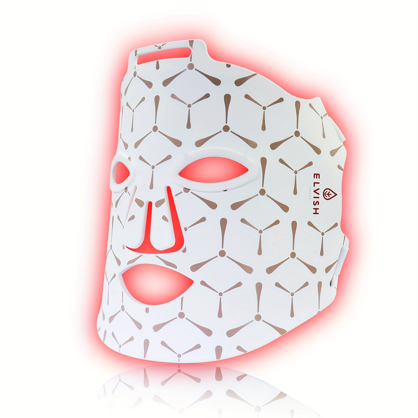 ELVISH Facial Red Light Relaxation, LED Lighted Relaxation Mask, Combination Of 660nm And 850nm Wavelengths For Skin Care At Home And While Traveling, Suitable For Men And Women, Father'S Day Gifts