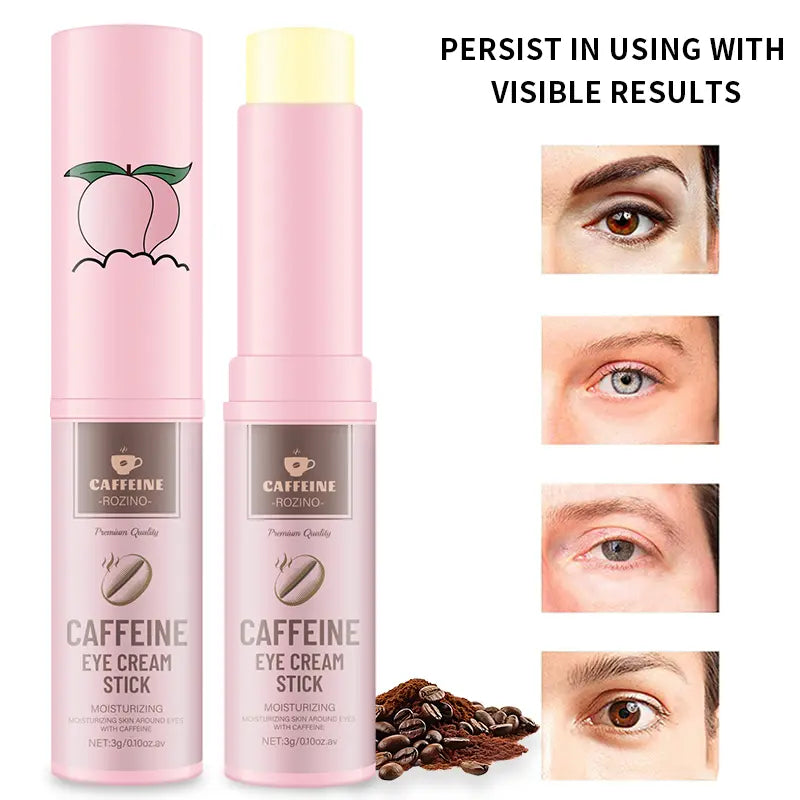 Caffeine Eye Cream Stick – 2-Pack | Moisturizing & Firming Eye Treatment
